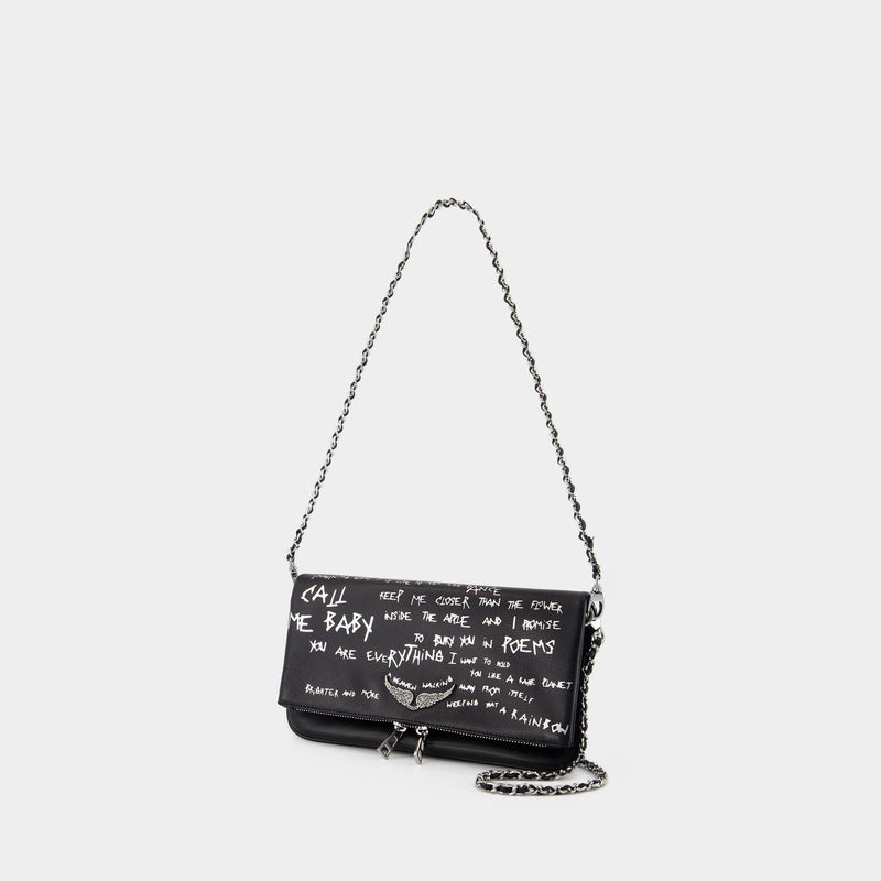 Rock Graffiti Crossbody - Zadig 
Voltaire - Calfskin - Black