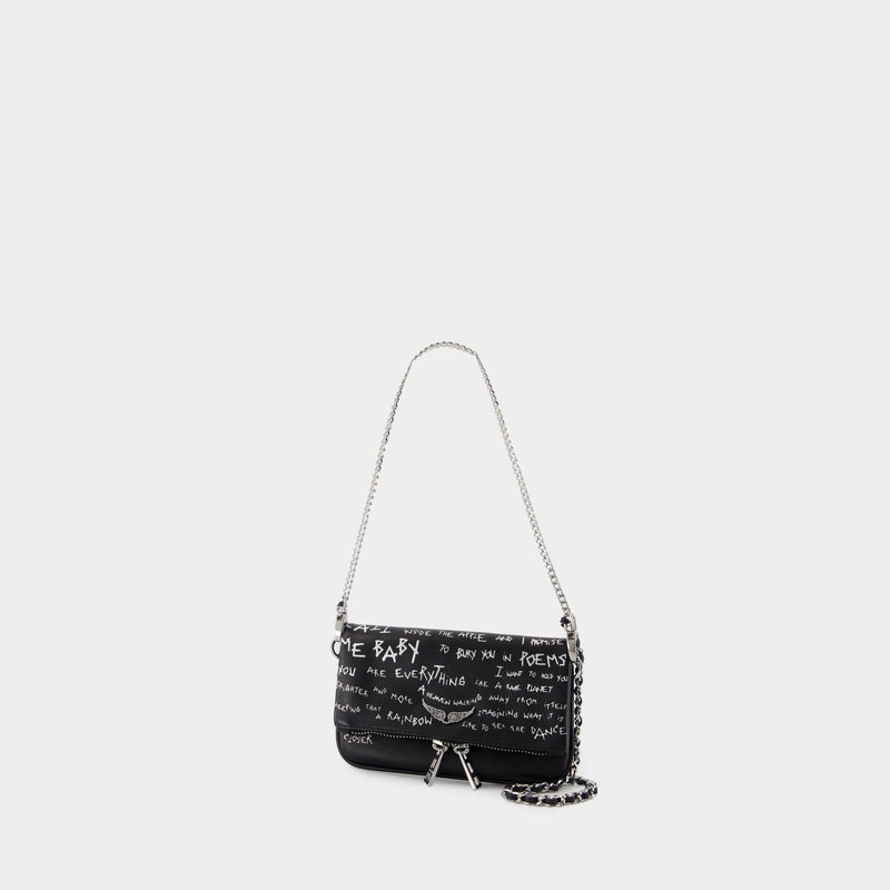 Rock Nano Graffiti Crossbody - Zadig 
Voltaire - Leather - Black