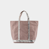 Cabas L Shopper Bag - Vanessa Bruno - Cotton - Grey