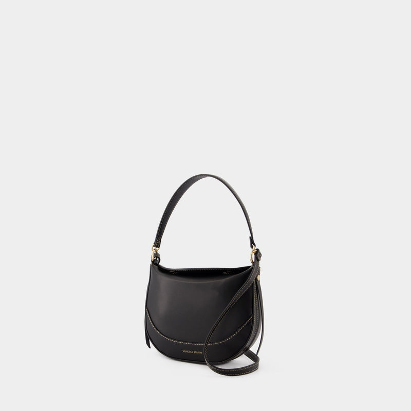 Mini Daily Shoulder Bag - Vanessa Bruno - Leather - Black