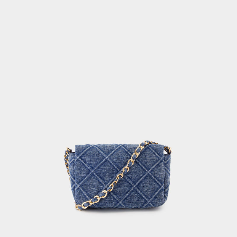 Moon Shoulder Bag - Vanessa Bruno - Cotton - Blue