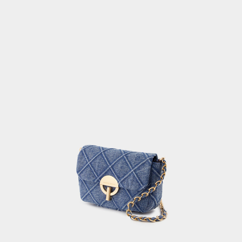 Moon Shoulder Bag - Vanessa Bruno - Cotton - Blue