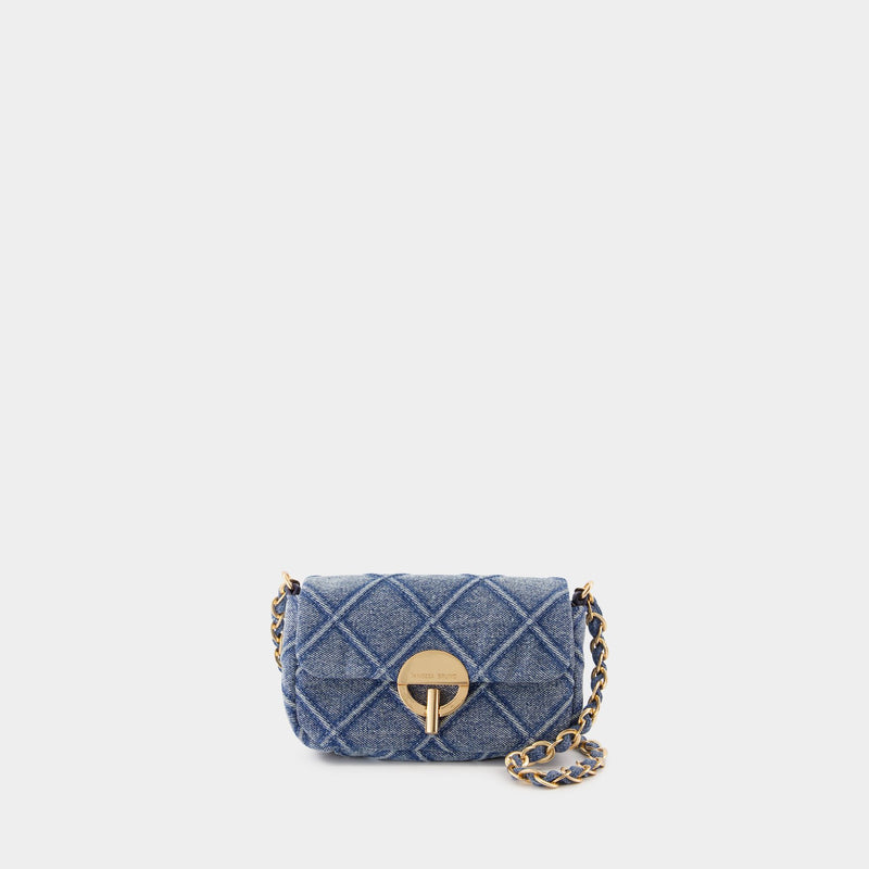 Nano Moon Crossbody - Vanessa Bruno - Cotton - Blue