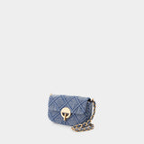 Nano Moon Crossbody - Vanessa Bruno - Cotton - Blue