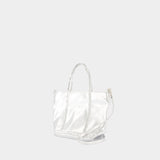 Cabas S Shopper Bag - Vanessa Bruno - Leather - Silver