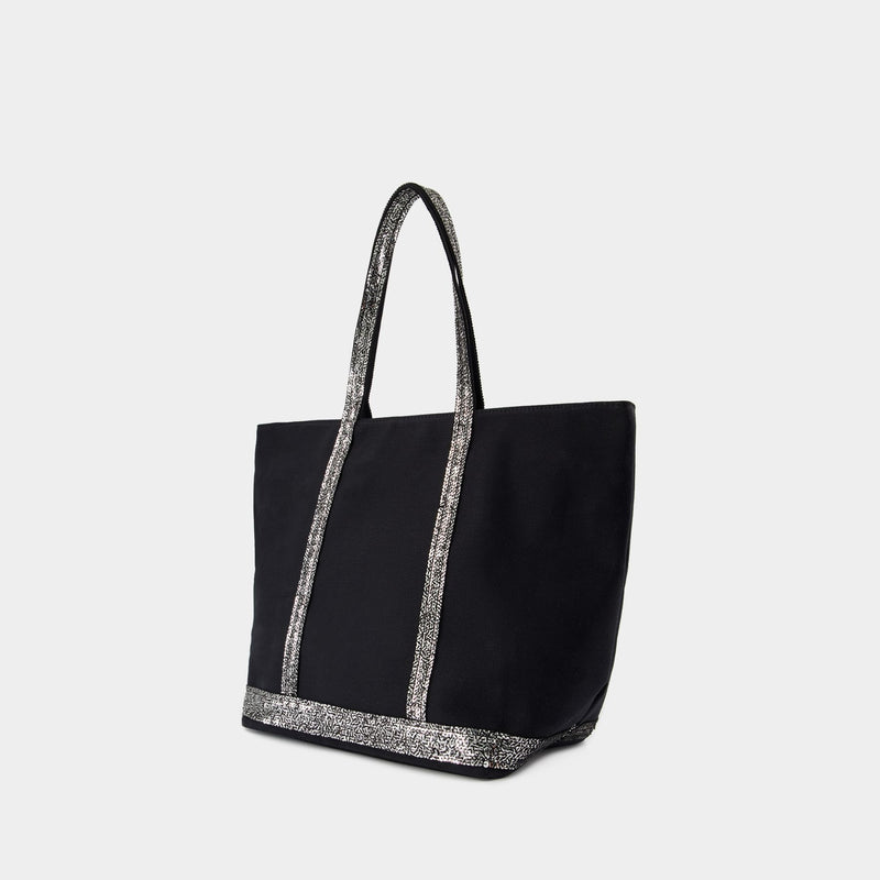 Cabas L Shopper Bag - Vanessa Bruno - Cotton - Black