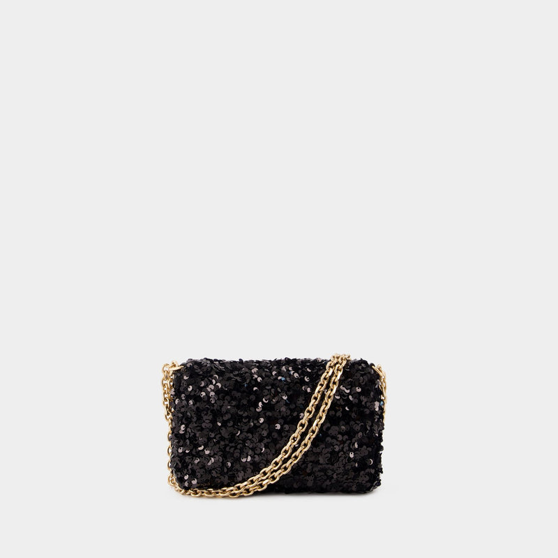 Nano Moon Crossbody - Vanessa Bruno - Cotton - Black