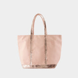 Shopping bag L - Vanessa Bruno - Cotton - Pink