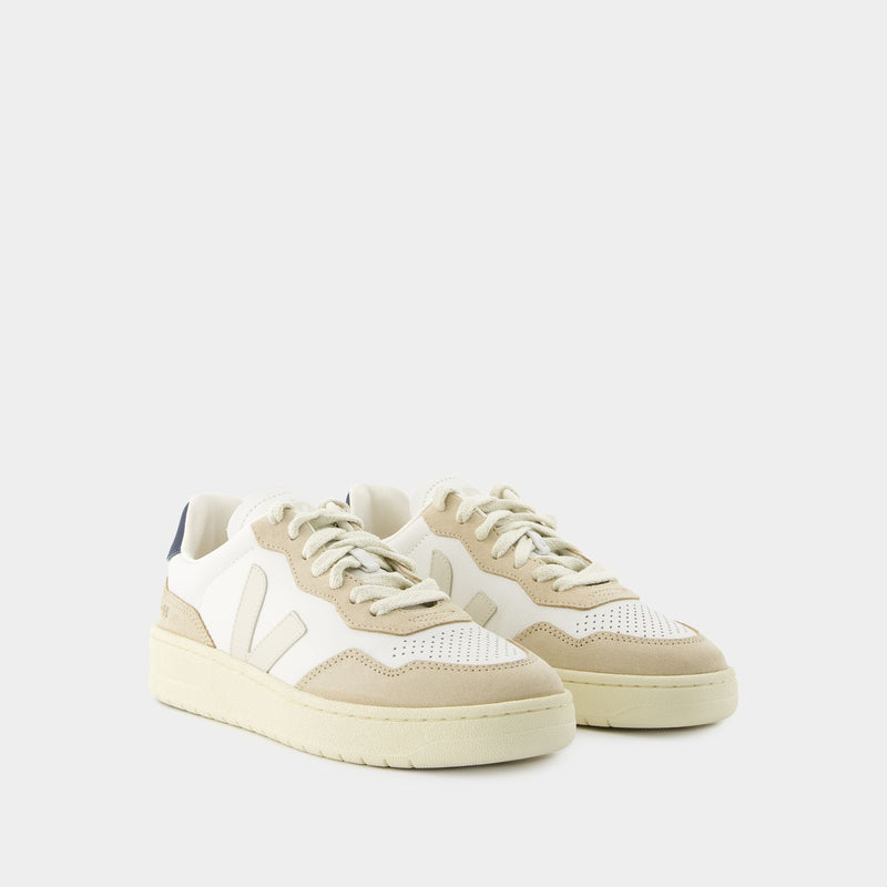 V-90 Sneakers - Veja - Leather - White Pierre