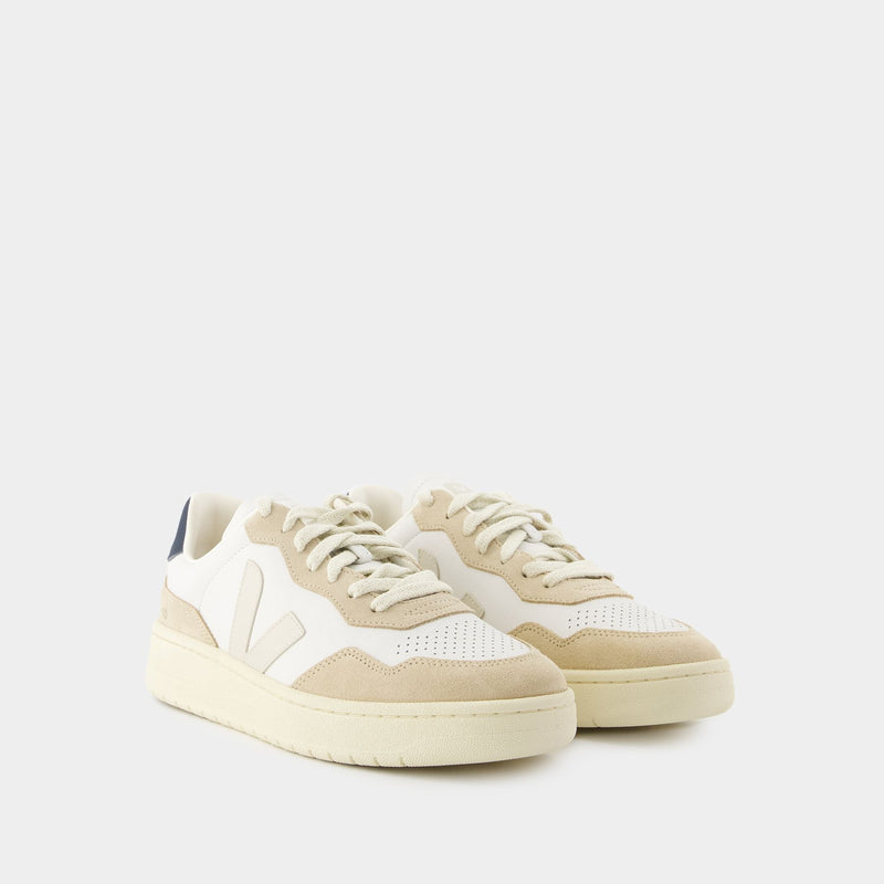 V-90 Sneakers - Veja - Leather - White Pierre