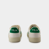 Recife Logo Sneakers - Veja - Leather - White Emeraude