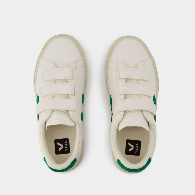 Recife Logo Sneakers - Veja - Leather - White Emeraude