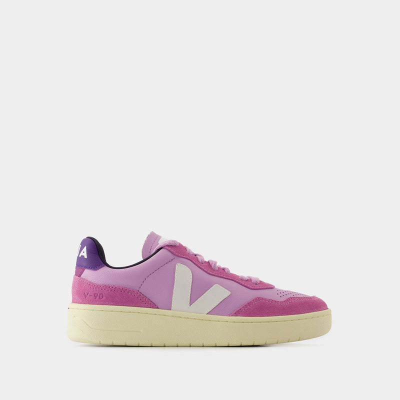 V-90 Sneakers - Veja - Leather - Pink