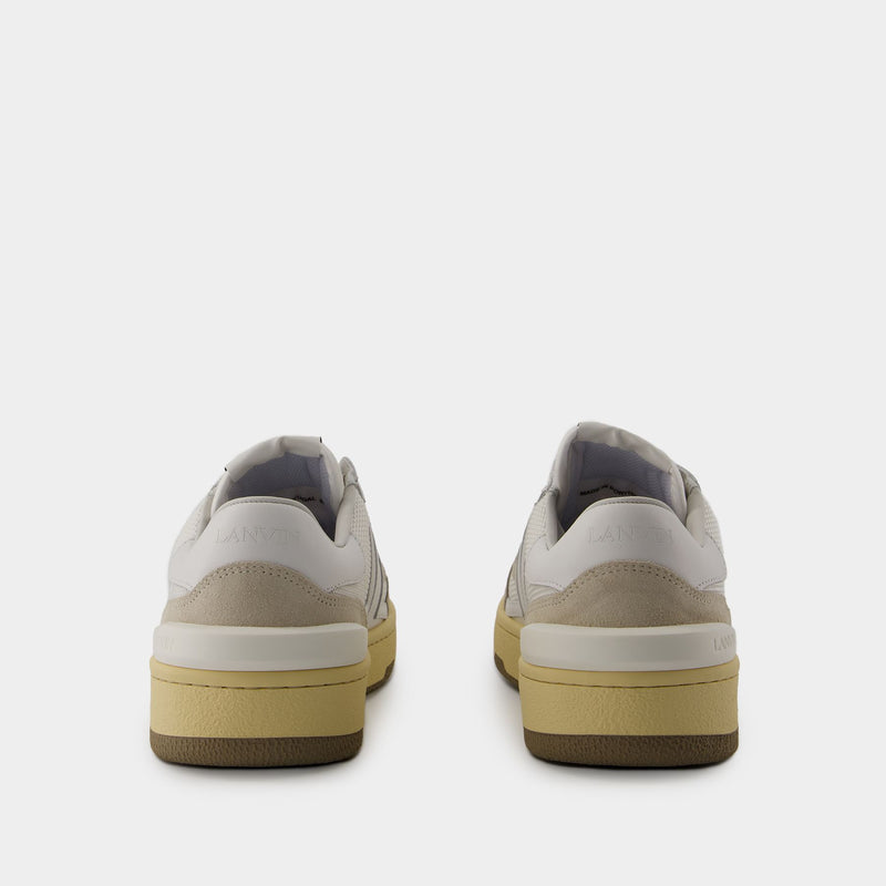 Sneakers Tennis Low Top - Lanvin - Leather - Grey