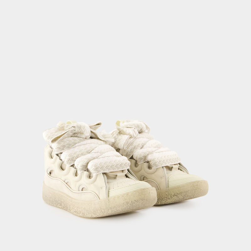 Curb Sneakers - Lanvin - Synthetic - White