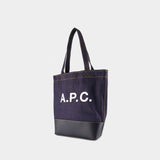 Tote Axel - A.P.C. - Cotton - Blue