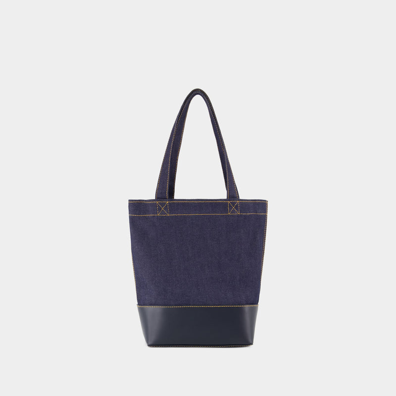 Tote Axel Small - A.P.C. - Cotton - Blue