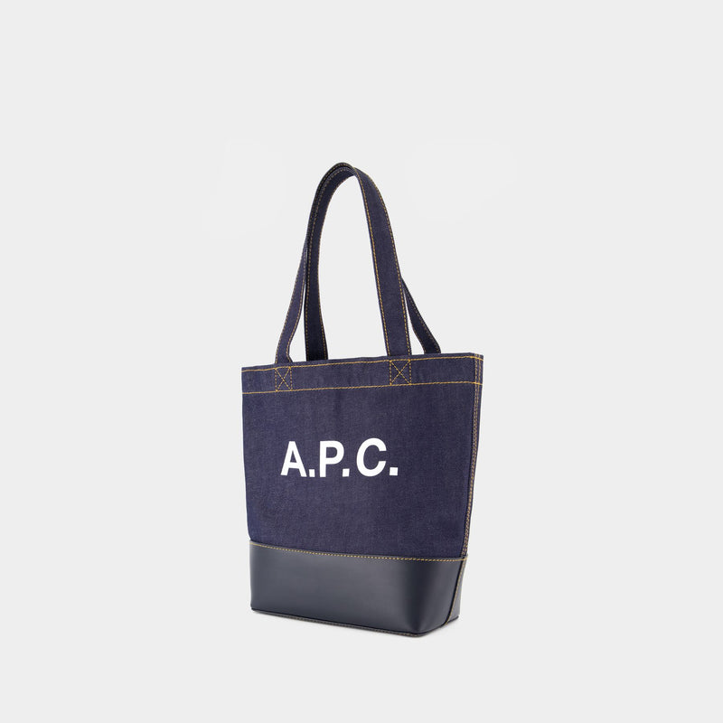 Tote Axel Small - A.P.C. - Cotton - Blue