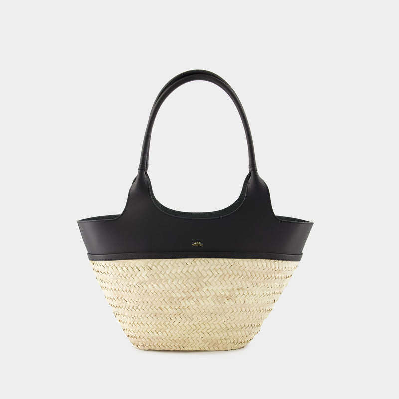 Panier Tanger Shoulder Bag - A.P.C. - Leather - Black