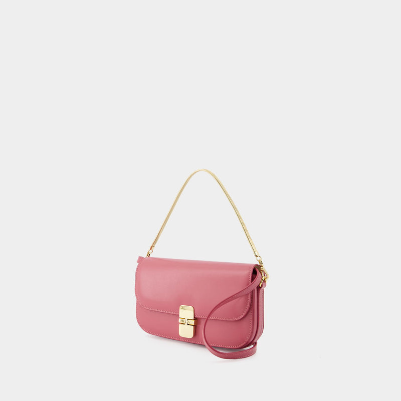 Grace Chaine Crossbody - A.P.C. - Leather - Pink