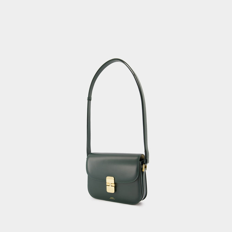 Grace Small Crossbody - A.P.C. - Leather - Dark Green