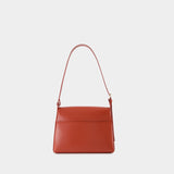 Virginie Flap Shoulder Bag - A.P.C. - Leather - Red