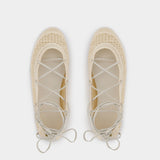 Belna Ballerinas - Isabel Marant - Cotton - Beige