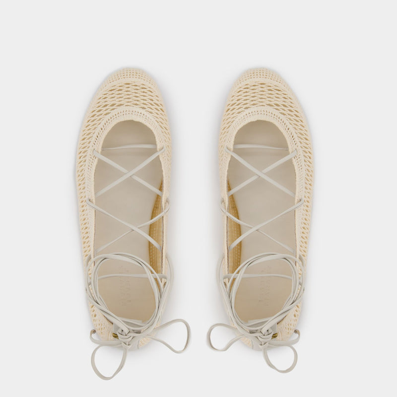 Belna Ballerinas - Isabel Marant - Cotton - Beige