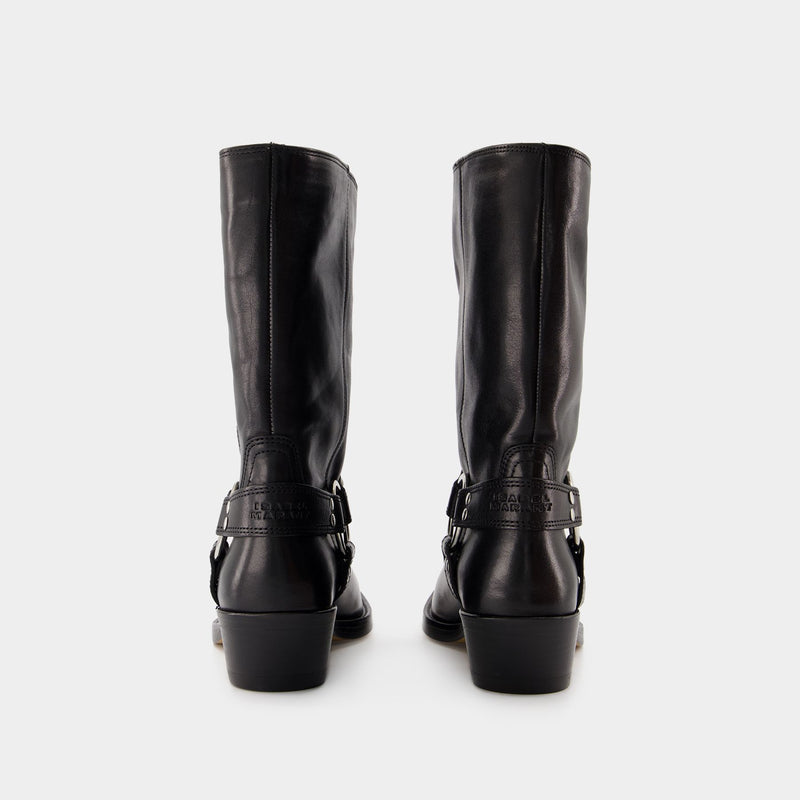 Antya Boots - Isabel Marant - Leather - Black