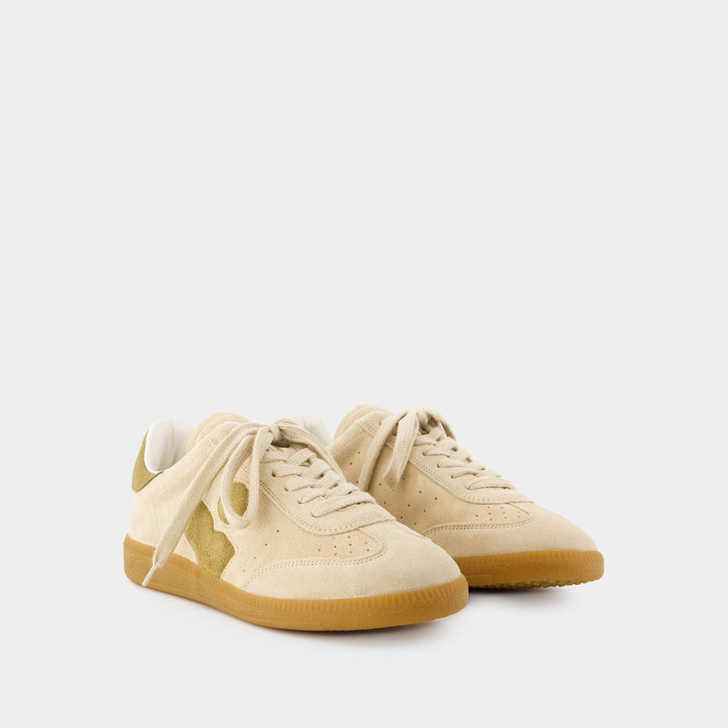 Bryce Gd Sneakers - Isabel Marant - Leather - Beige