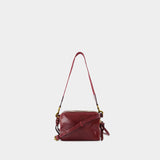 Wardy Camera Gd Crossbody - Isabel Marant - Leather - Burgundy