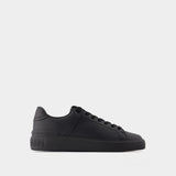 B-Court Sneakers - Balmain - Leather - Black