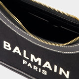 B-Army Shoulder Bag - Balmain - Canvas - Ivory/Black