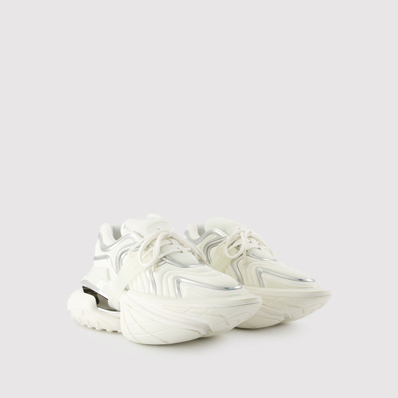 Unicorn Wave Sneakers - Balmain - Leather - White