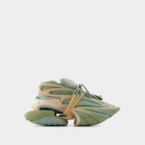 Unicorn Low Sneakers - Balmain - Leather - Olive Green