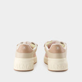 B-Court Flip Sneakers - Balmain - Leather - Light Pink