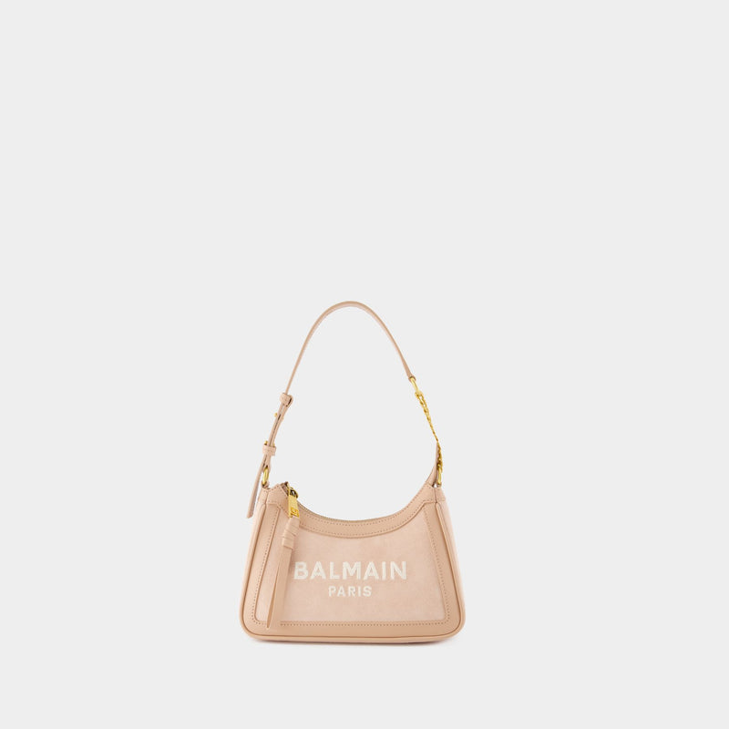 B-Army Shoulder Bag - Balmain - Leather - Pink