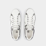 B-Court Sneakers - Balmain - Leather - White