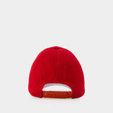 Signature Cap - Courreges - Cotton - Red