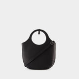 Medium Holy Shoulder Bag - Courreges - Leather - Black