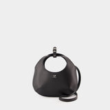 Mini Holy Purse - Courreges - Leather - Black