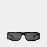 Tech Sunglasses - Courreges - Acetate - Black