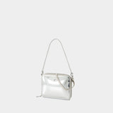 Cloud Chained Mirror Purse - Courreges - Leather - Silver