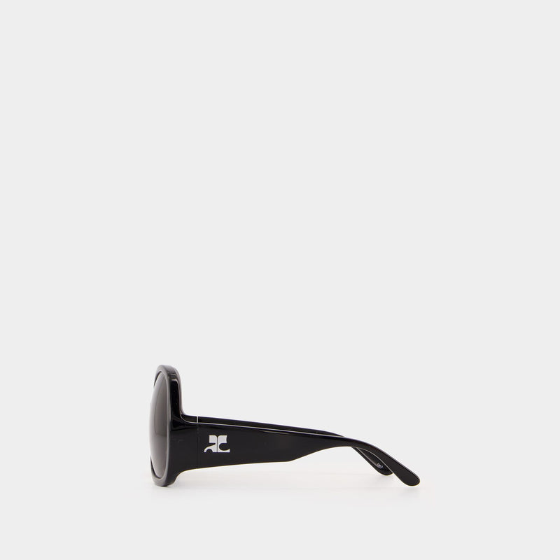 Hyper Sunglasses - Courreges - Acetate - Black