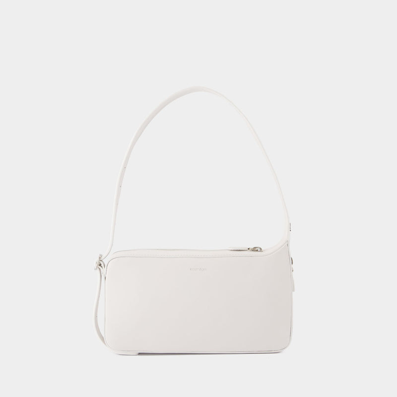 One Racer Baguette Shoulder Bag - Courreges - Leather - White