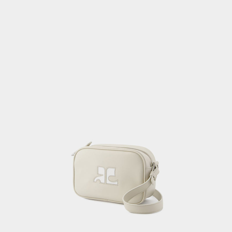 Reedition Camera Crossbody - Courreges - Leather - Grey