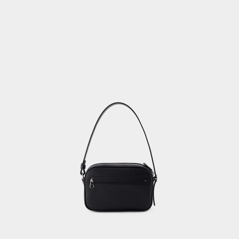 Slim Camera Bag - Courreges - Leather - Black