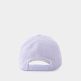 Embroidered Cap - Courreges - Cotton - Blue