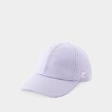 Embroidered Cap - Courreges - Cotton - Blue