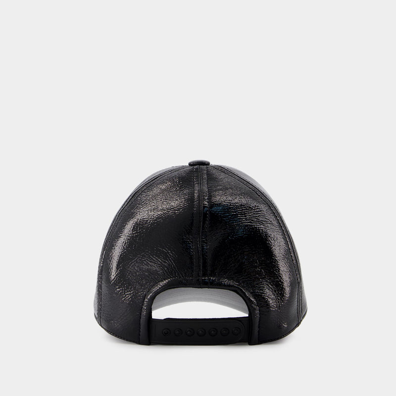 Reedition Cap - Courreges - Vinyl - Black